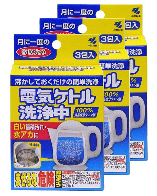 Kobayashi 小林制药柠檬酸电热水壶水垢清洁剂 除水垢神器 海淘实验室